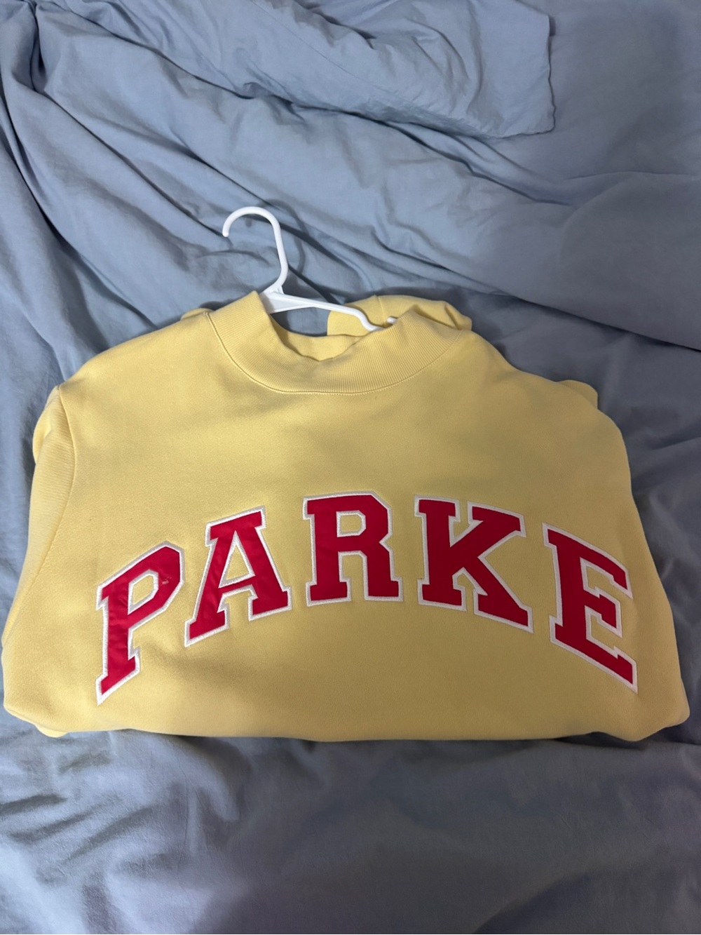 - PARKE lemonade mock neck size l/xl